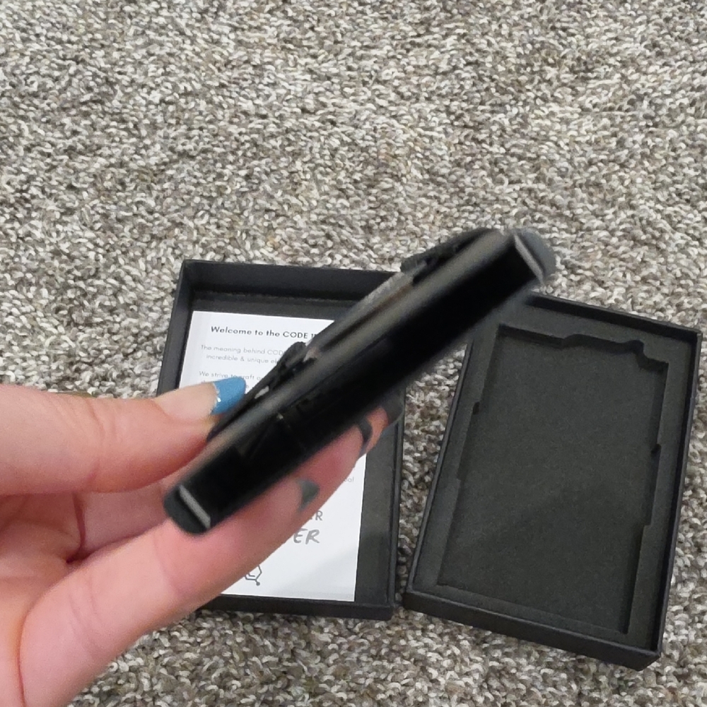 CODE 118 Classic Jet Black RFID Blocking Wallet W… - image 4